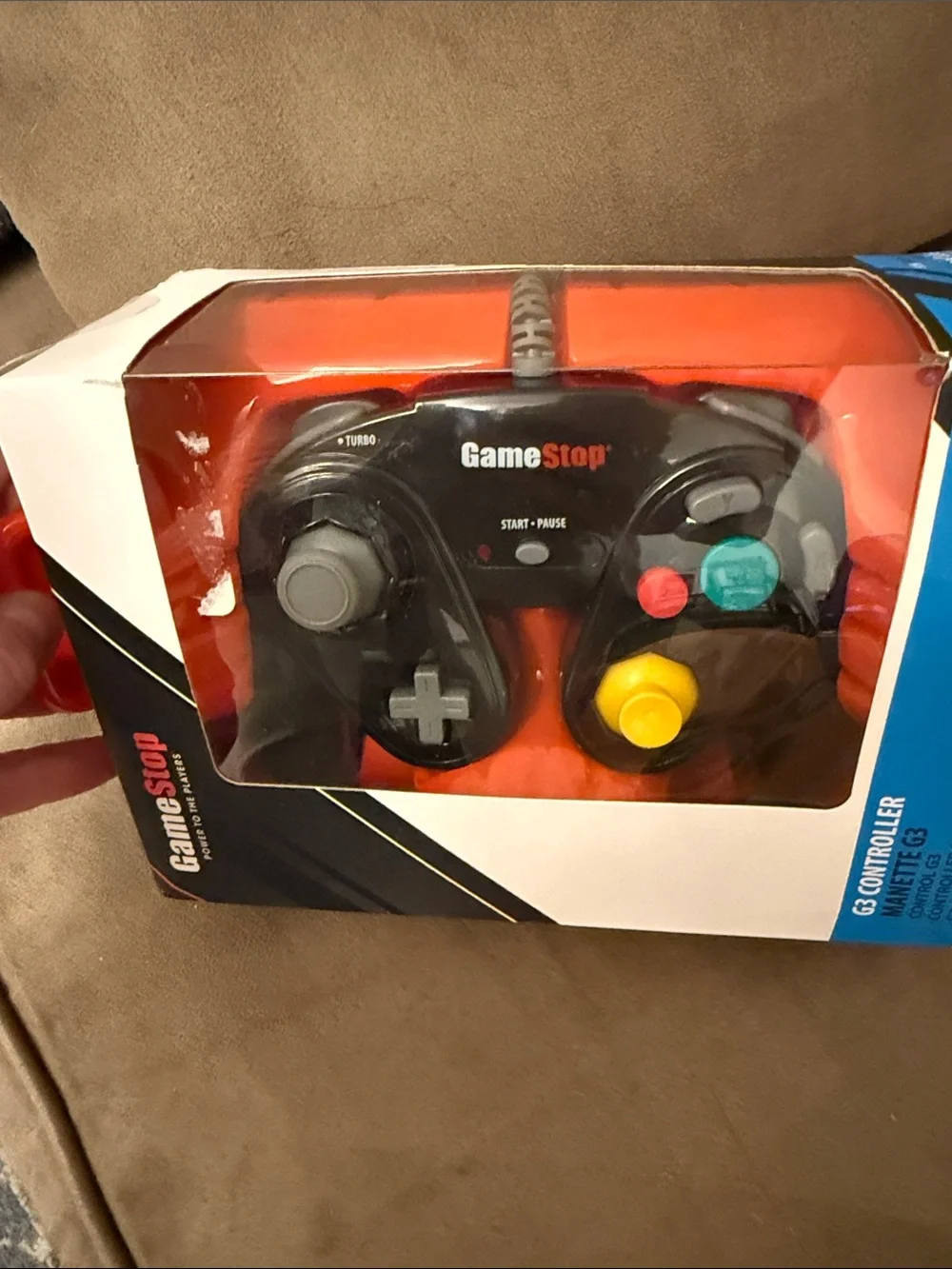 Black G3 Controller for GameCube & Wii